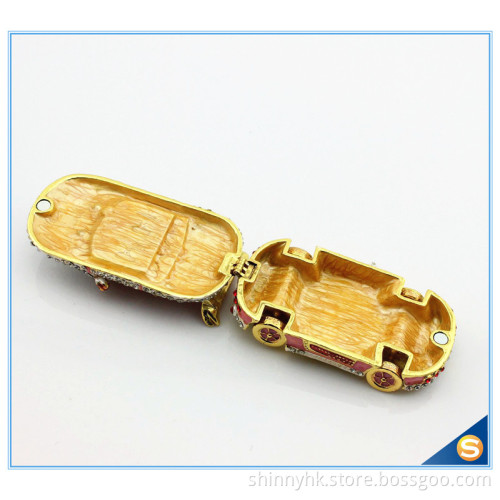 Full Crystal Car Shape Trinket Box Charm Home decoration Trinket Box SCJ184